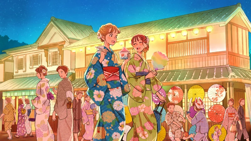 東映太秦映画村「映画村の夏まつり 2024」キービジュアル
