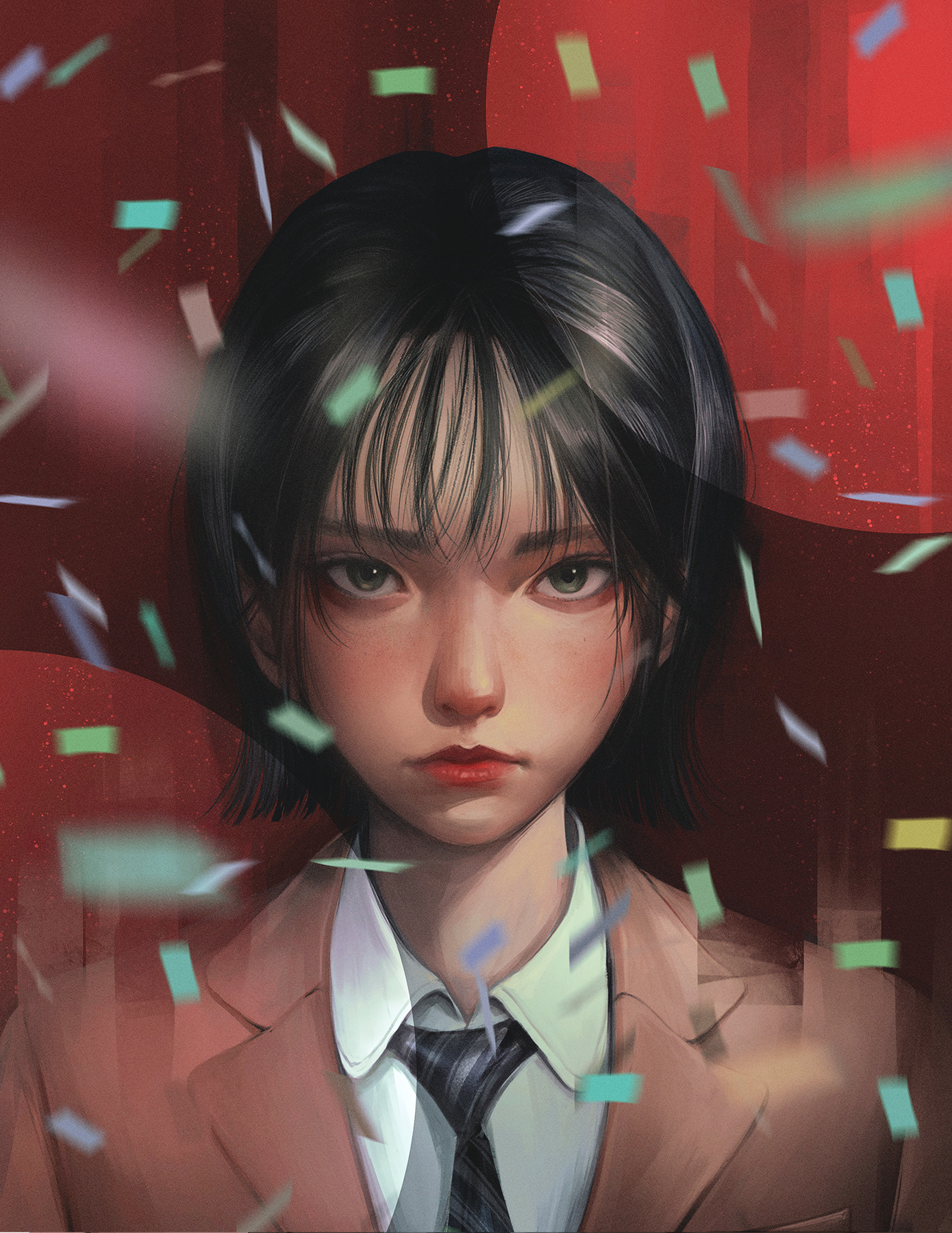 降田天「少女マクベス」(双葉社) 装画