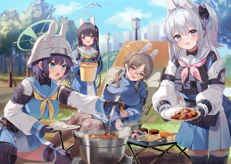 ブルアカふぇす2026 RABBIT小隊 展示用イラスト