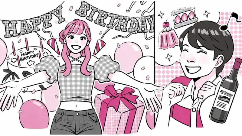 【pai】ラジオ英会話テキスト8月号イラスト制作