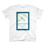 SUZURI オリジナルTシャツ「ネコとクジラ」