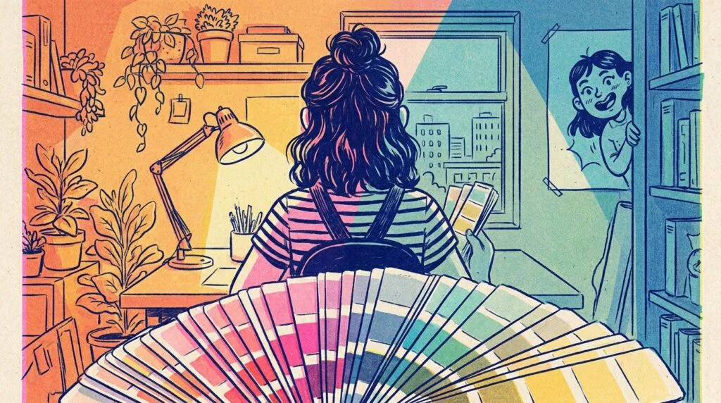 色で感情は動く。イラストの配色を”伝わる設計”に変える7つの視点